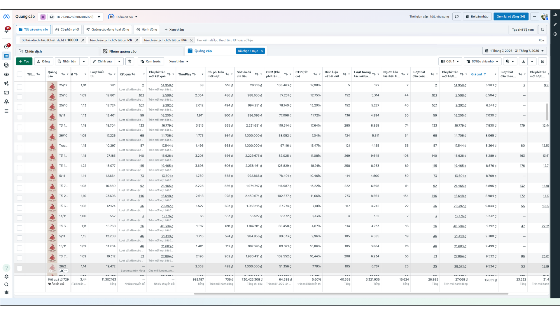 Linh Chi House — chi tiết chiến dịch (1)